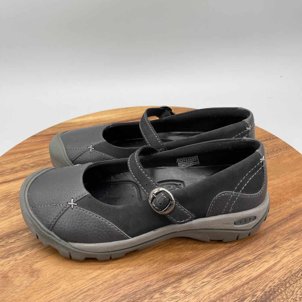Keen Women's Black and Gray Mary Jane Athletic Shoes - Picture 3 of 8
